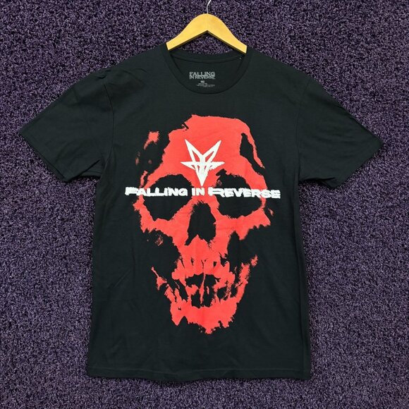 Falling in Reverse Red Skull Sake of Sanity Band T-Shirt M - Picture 1 of 4